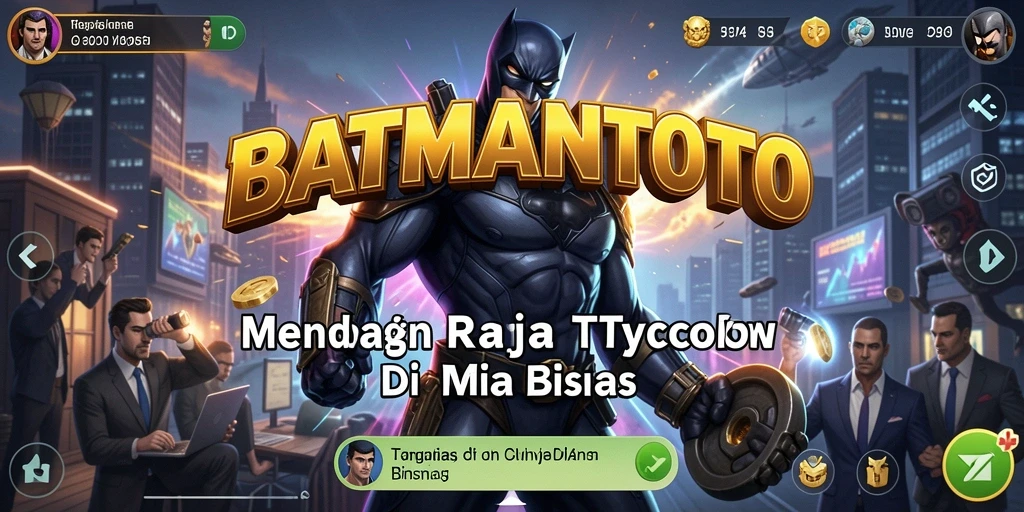 Screenshot menunjukkan gameplay seru BATMANTOTO dengan elemen strategi Tycoon.
