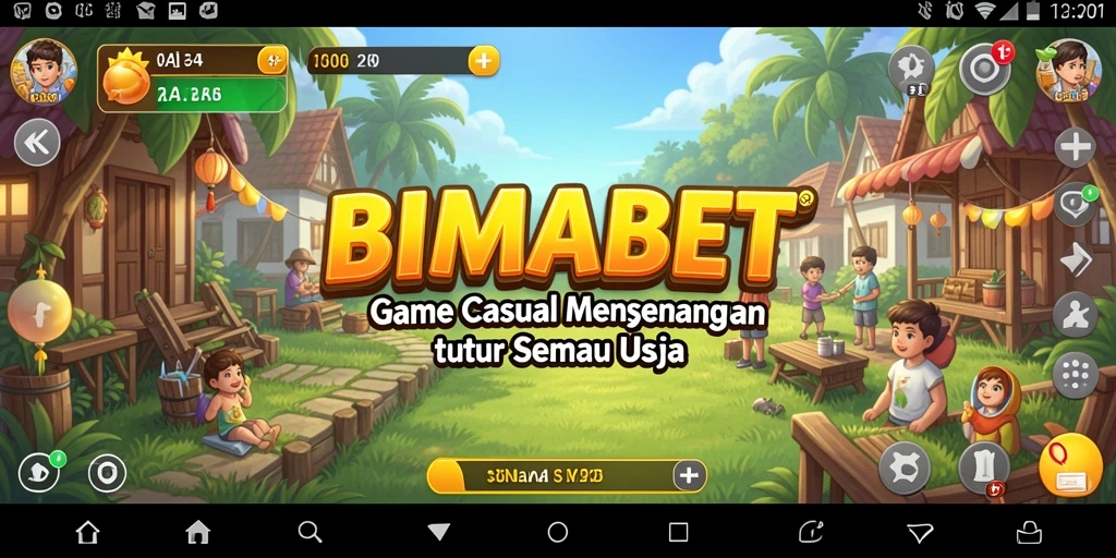 Tampilan gameplay <strong>BIMABET</strong> yang cerah dan menarik.