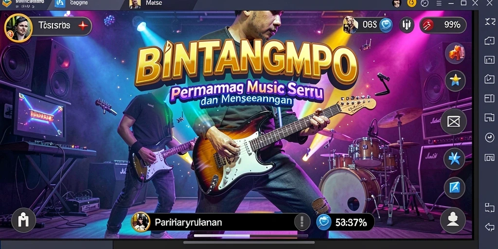 Tampilan gameplay BINTANGMPO yang menarik dan interaktif.