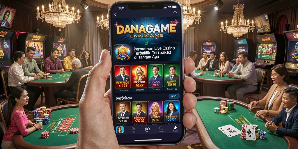 Screenshot gameplay Live Casino yang seru dan interaktif.