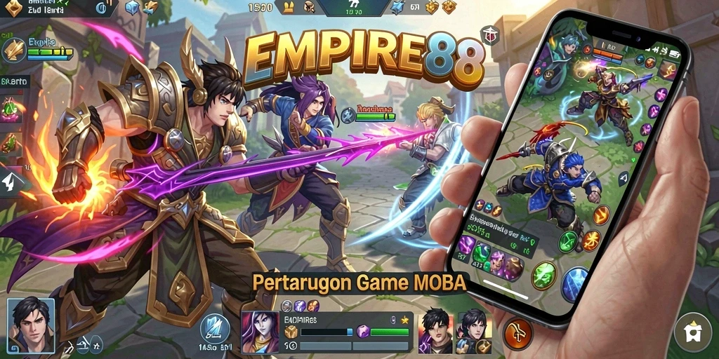 Tampilan gameplay seru dari EMPIRE88 dengan aksi pertarungan yang dramatis.