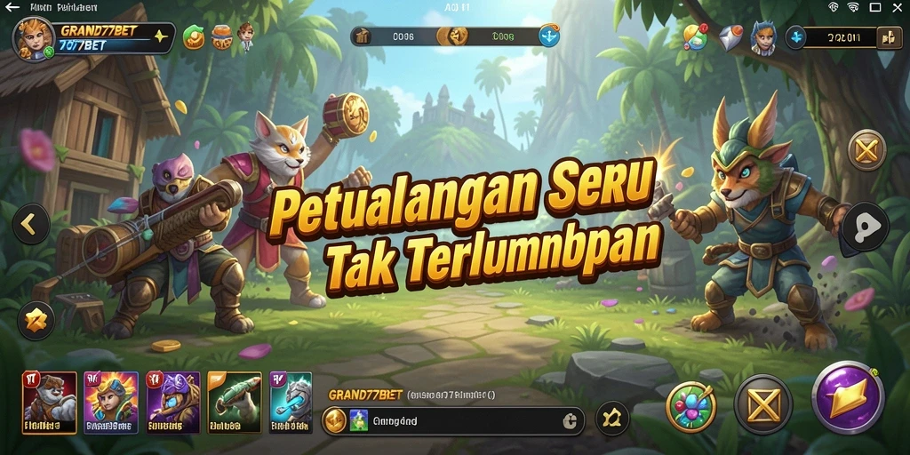 Tampilan menakjubkan dari gameplay <strong>GRAND77BET</strong> yang mengasyikkan.