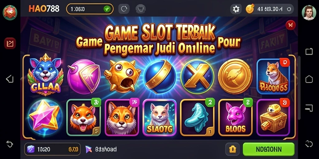 Tampilan gameplay HAO788 yang memukau dan penuh warna.