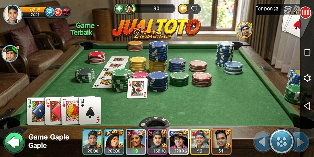 Screenshot gameplay JUALTOTO yang seru dan interaktif.