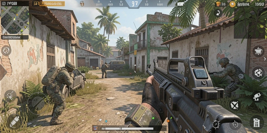 Tangkapan layar gameplay LPO88 menampilkan pertempuran mendebarkan dan aksi cepat.