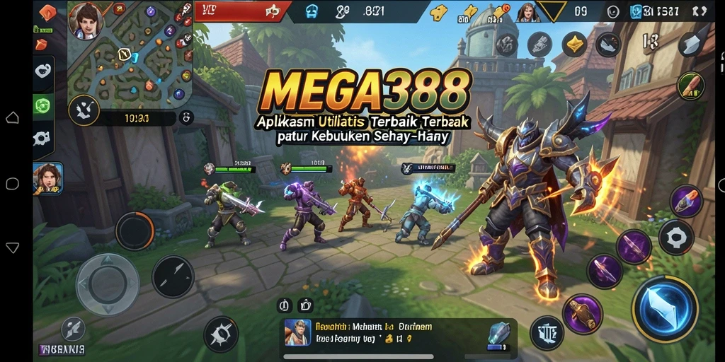 Tampilan antarmuka MEGA388 yang intuitif dan mudah digunakan.