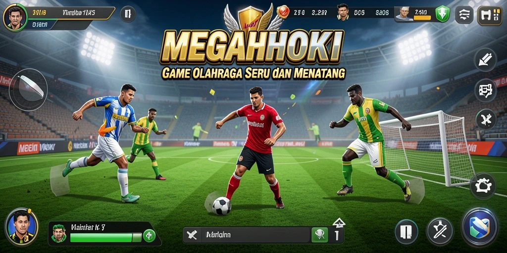 Tampilan gameplay <strong>MEGAHOKI</strong> yang memukau dan penuh aksi.