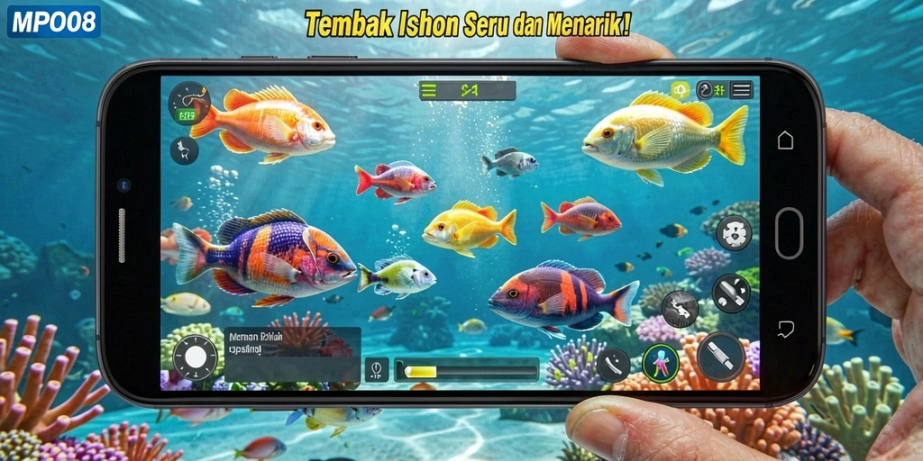Gameplay seru menembak ikan dengan grafis menawan.