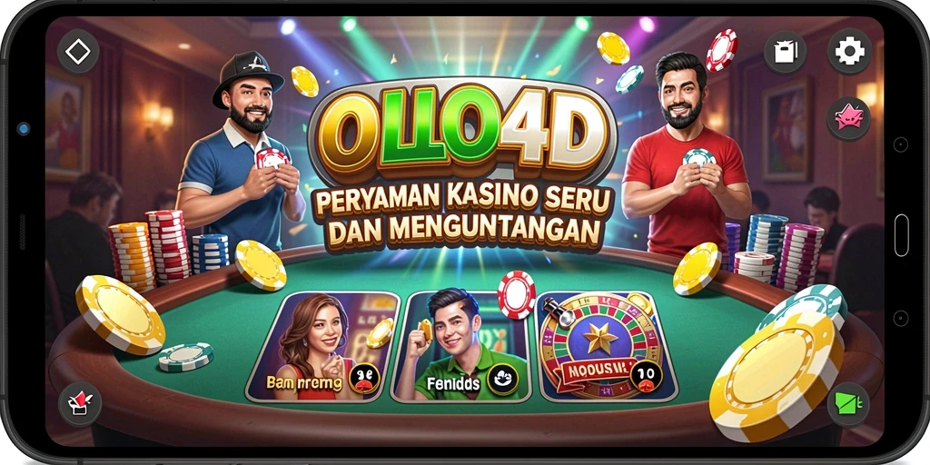 Tampilan menarik dari OLLO4D yang menunjukkan gameplay kasino yang seru.
