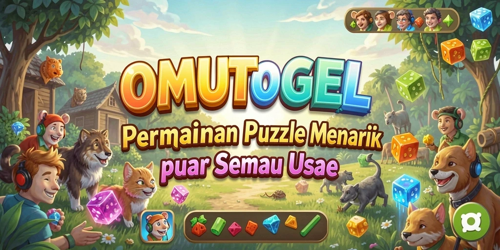 Tampilan gameplay OMUTOGEL yang menarik dan penuh warna.