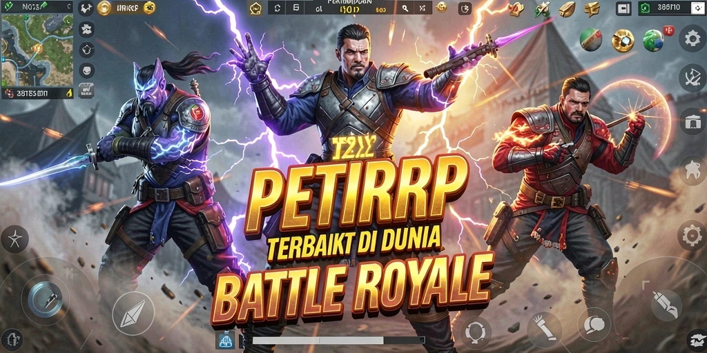 Tangkapan layar dari pertempuran intens di PETIRRP.
