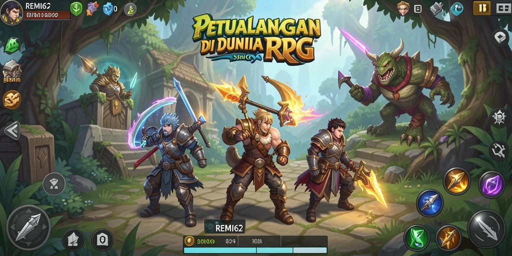 Gameplay seru dan petualangan epik di REMI62.