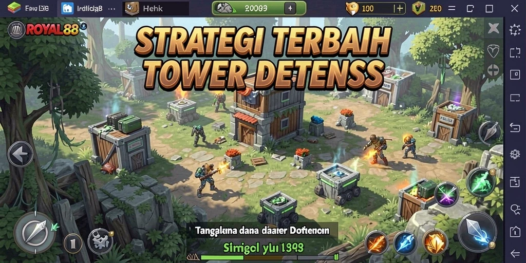 Tampilkan gameplay menawan di ROYAL88 dengan strategi Tower Defense.
