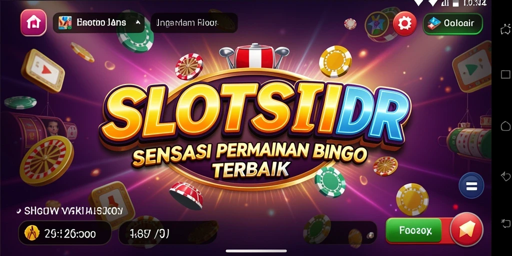 Tampilan menarik gameplay Bingo di SLOTSIDR.