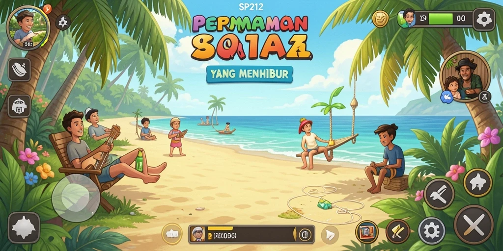 Screenshot gameplay SP212 menampilkan tantangan seru.